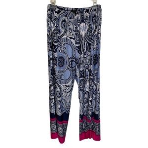 Melissa‎ Paige Blue and Black Pants L